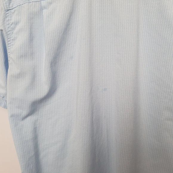 Mens Shirt Marks Spencer Blue Harbour Blue Short Sleeved Uk Medium - Picture 6 of 7